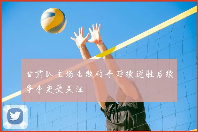 甘肃队主场击败对手延续连胜后续争夺更受关注